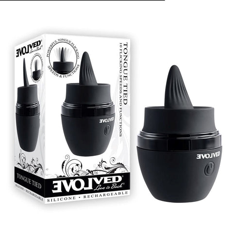 Tongue Tied Clit Stimulator Waterproof by Evolved - Finger and Tongue Vibrators