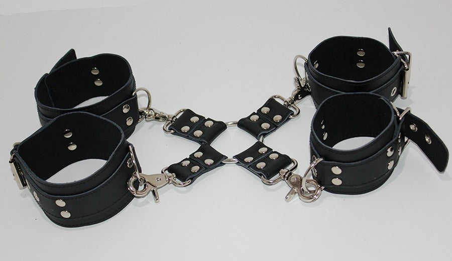 ExtremeRestraints Hog Tie Ankle and Wrist Restraints - - Cuffs And Restraints