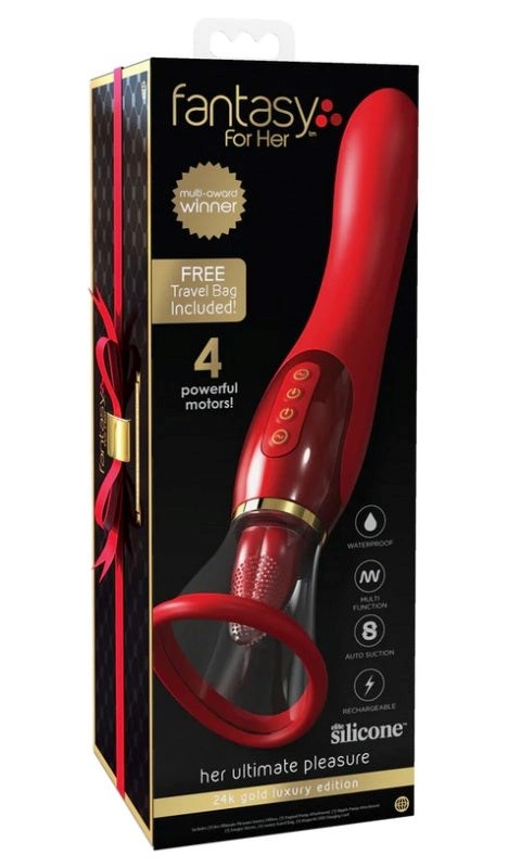 Fantasy for Her Ultimate Pleasure 24K Gold Luxury Edition - - Clit Ticklers and Pulsators