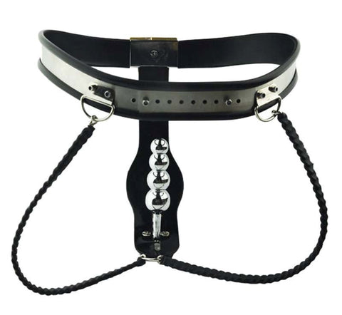 Female Steel Chastity Belt & Plug by BDStyle - Her Fetish