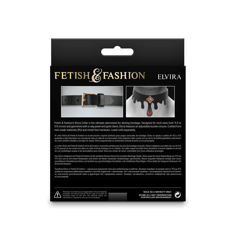 Fetish & Fashion - Elvira Collar - - Collars and Leads