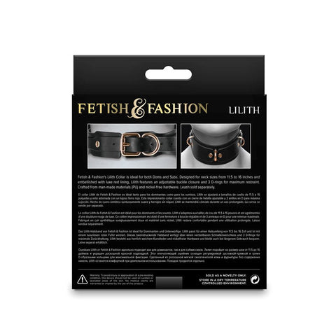 Fetish Fashion Lilith Collar by NS Novelties - Collars and Leads