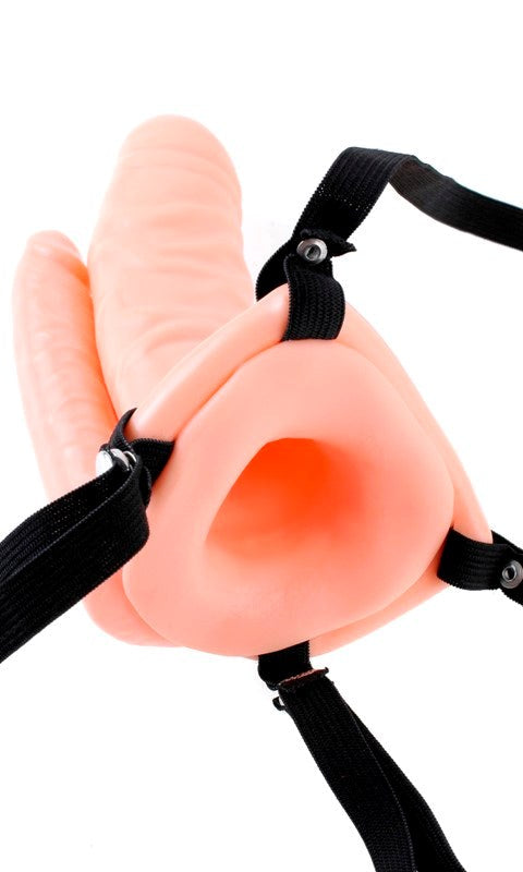 Fetish Fantasy 6 Inch Vibrating Double Penetrator - - Strap On Sextoys