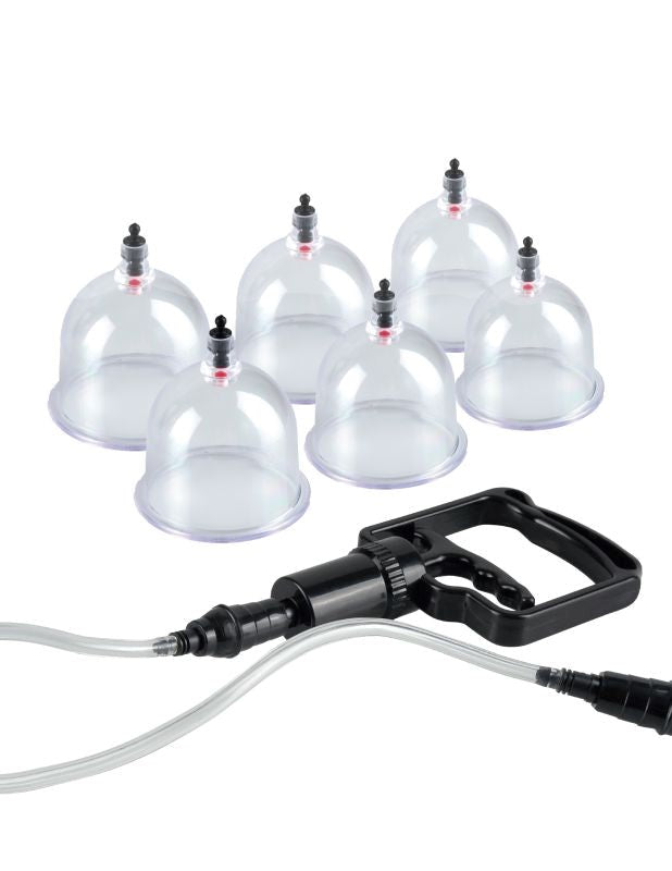 Fetish Fantasy Beginners 6 Piece Cupping Set - - Breast and Nipple Toys