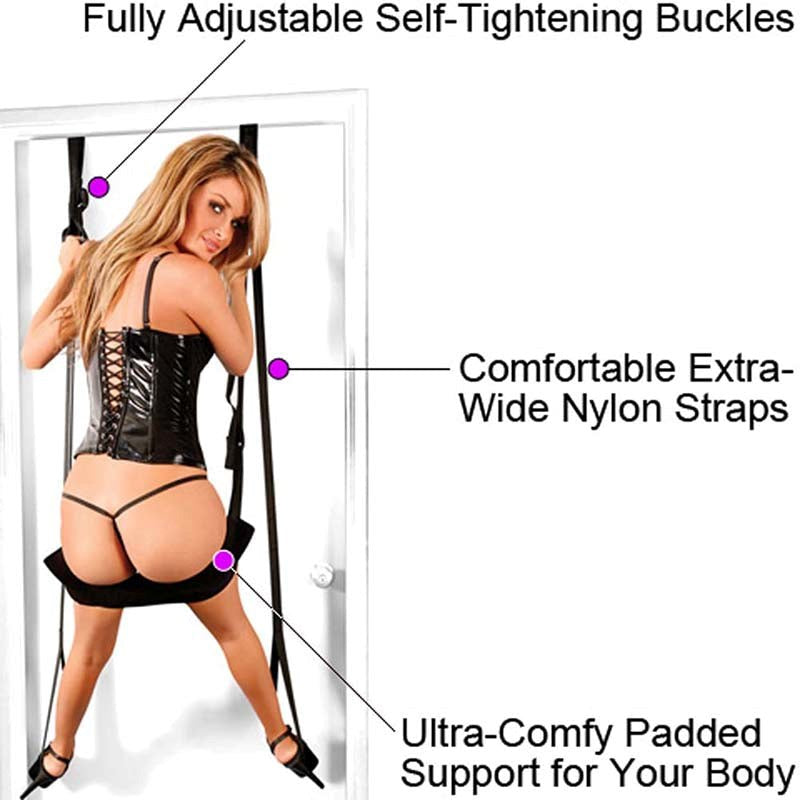 Fetish Fantasy Deluxe Fantasy Door Swing - - Sex Swings And Slings