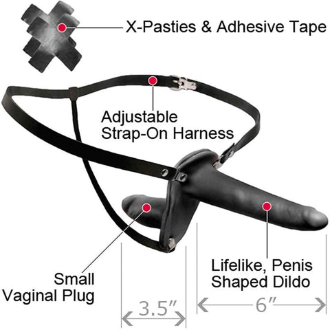 Fetish Fantasy Double Penetrix Strap-On by Pipedream - Strap On Sextoys