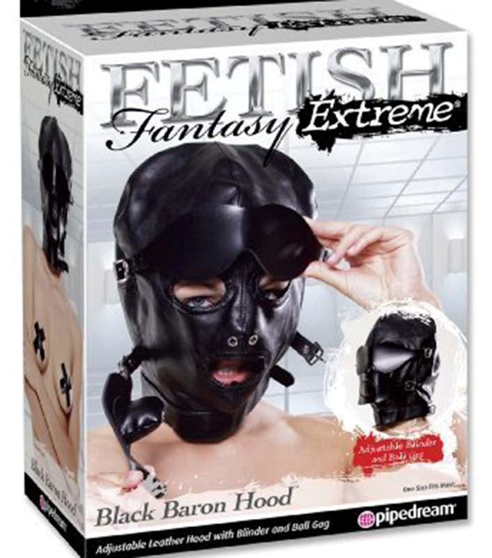 Fetish Fantasy Extreme Black Baron Hood - - Bondage Hoods