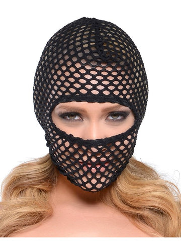 Fetish Fantasy Fishnet Fetish Play Hood by Pipedream - Bondage Hoods