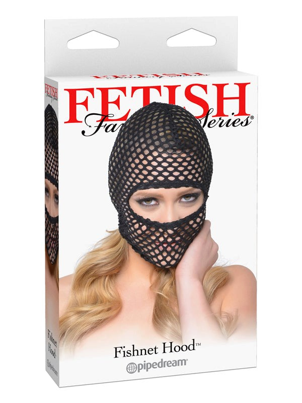 Fetish Fantasy Fishnet Hood - - Bondage Hoods