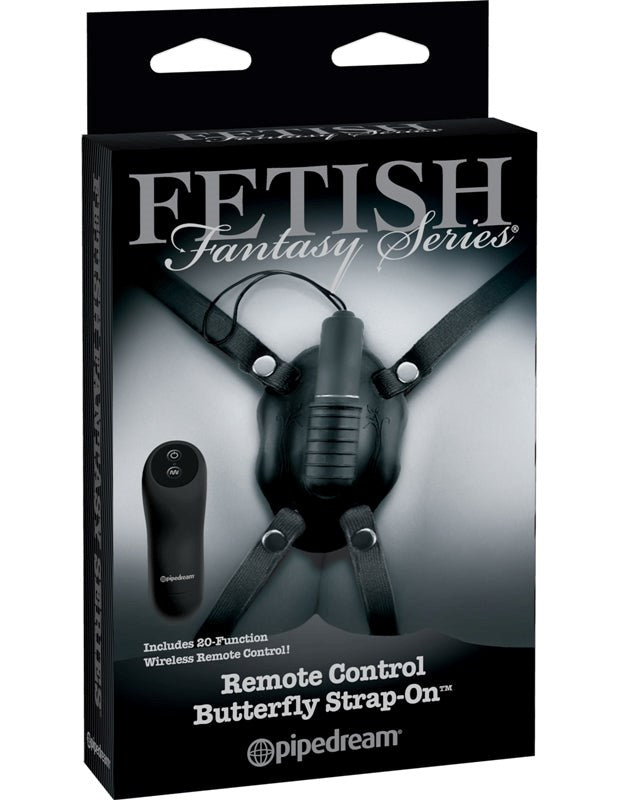 Fetish Fantasy Limited Edition Remote Control Butterfly Strap On - - Remote Control Vibrators