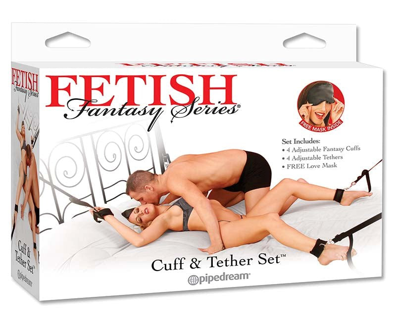 Fetish Fantasy Series Cuff and Tether Set - - Cuffs And Restraints