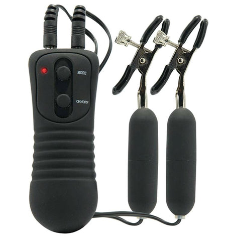 Fetish Fantasy Vibrating Nipple Clamps - Nipple and Clit Clamps