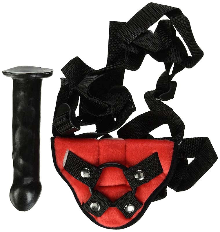 Fetish Fantasy Vibrating StrapOn Set Red - - Strap On Sextoys