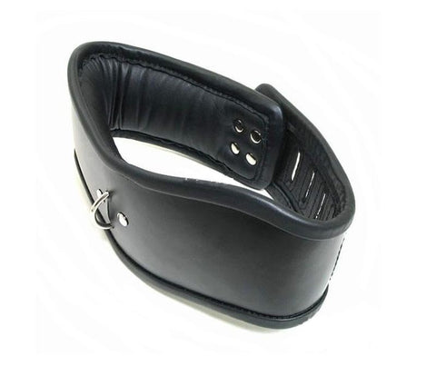 Bondage Padded Lockable Collar by BDStyle - Collars and Leads