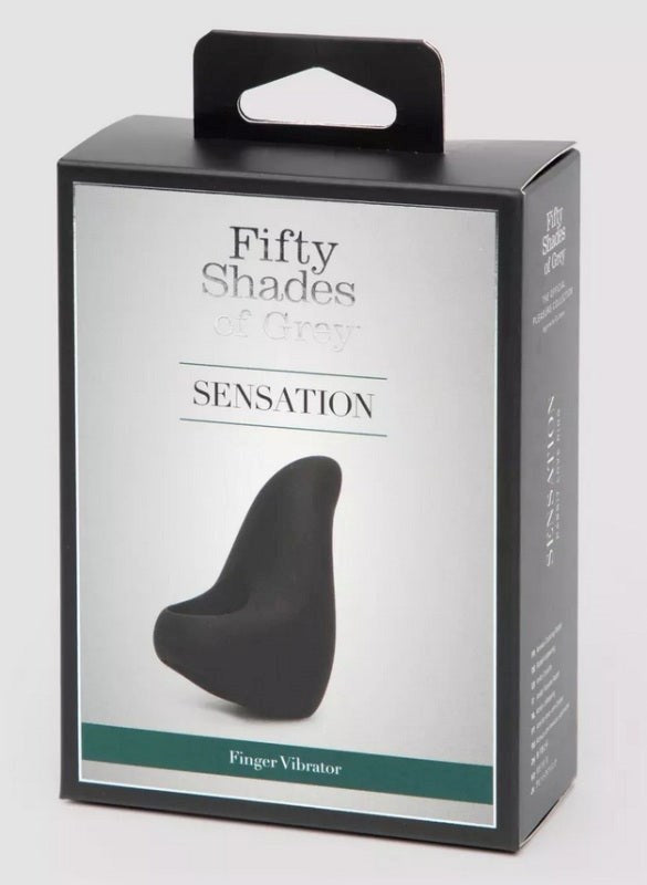 Fifty Shades of Grey Sensation Rechargeable Finger Vibrator - - Finger and Tongue Vibrators