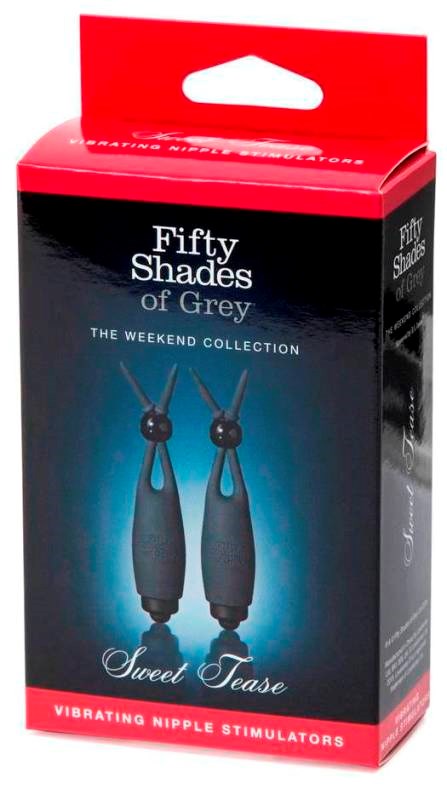 Fifty Shades of Grey Sweet Tease Vibrating Nipple Stimulators - - Nipple and Clit Clamps