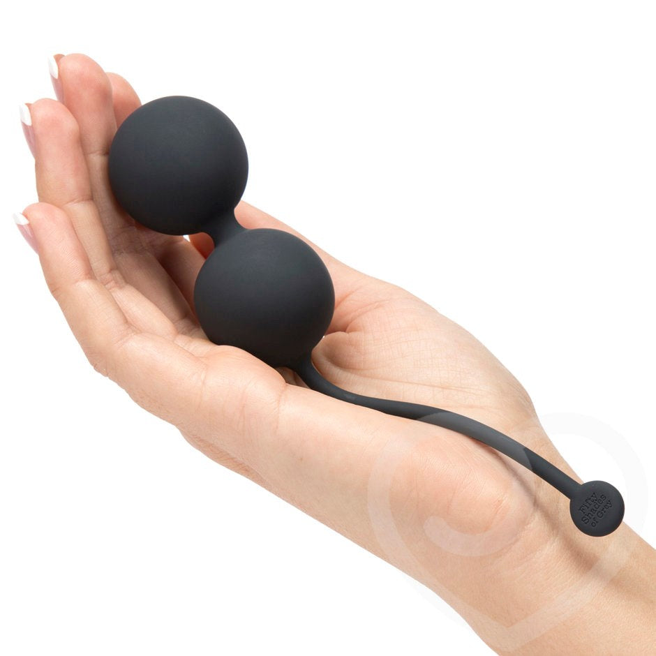 Fifty Shades of Grey Tighten and Tense Silicone Jiggle Balls - - Waterproof Vibrators