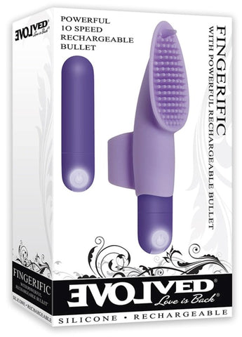 Fingerific Powerful Rechargeable Clit Tickler - Personal Massagers