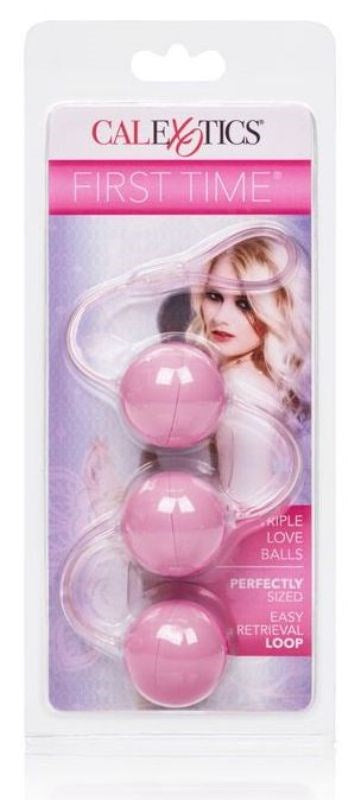 First Time Love Balls Triple Lover Pink - - Personal Massagers