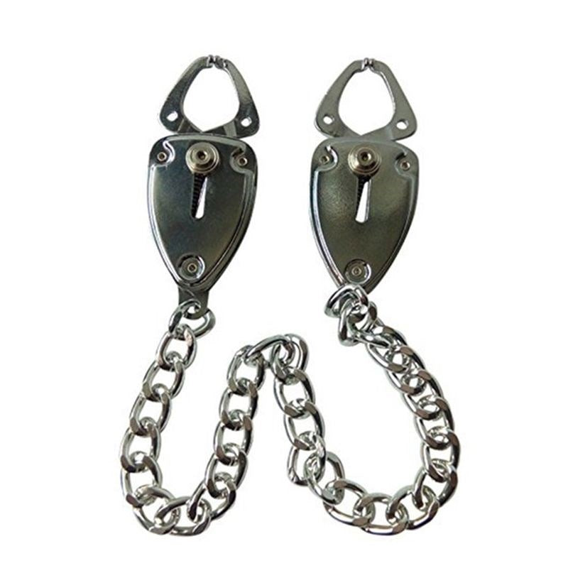 Fish Nipple Clamps With Chain - - Breast and Nipple Toys