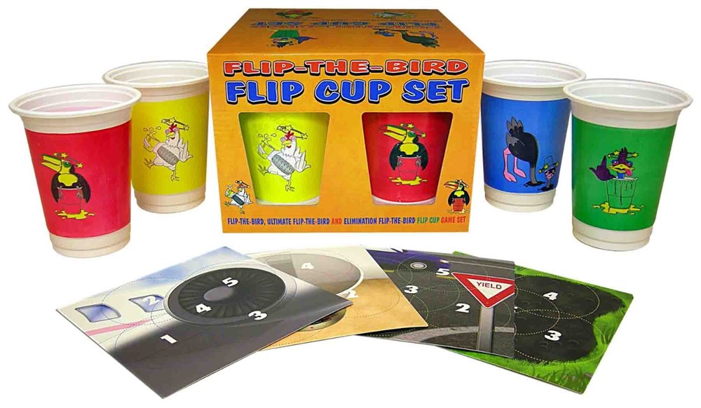 Flip-The-Bird Flip Cup Set - - Sex Games, Coupons and Tricks