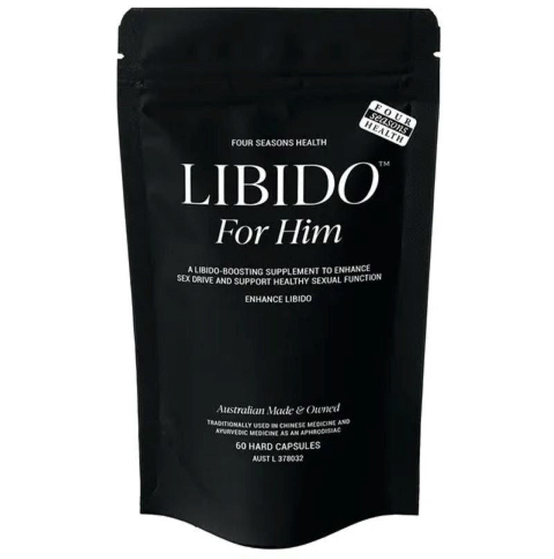 Four Seasons Libido For Him - 60 Capsules - - Sex Pheromones and Perfumes