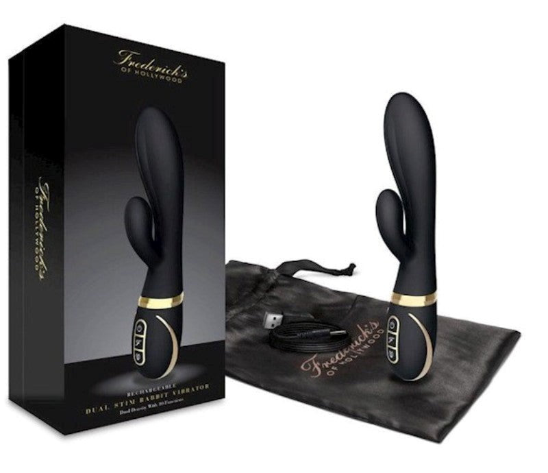 Fredericks of Hollywood Dual Stim Rabbit Vibrator Dual Density - - Rabbit Vibrators