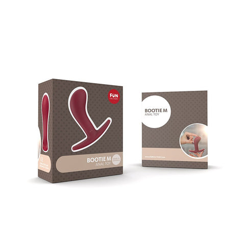 Bootie Butt Plug Medium In Bordeaux by Fun Factory - Prostate Toys