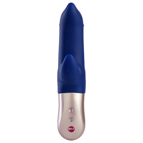 Dolly Bi Vibe Dark Blue Rabbit Vibrator Waterproof - Rabbit Vibrators