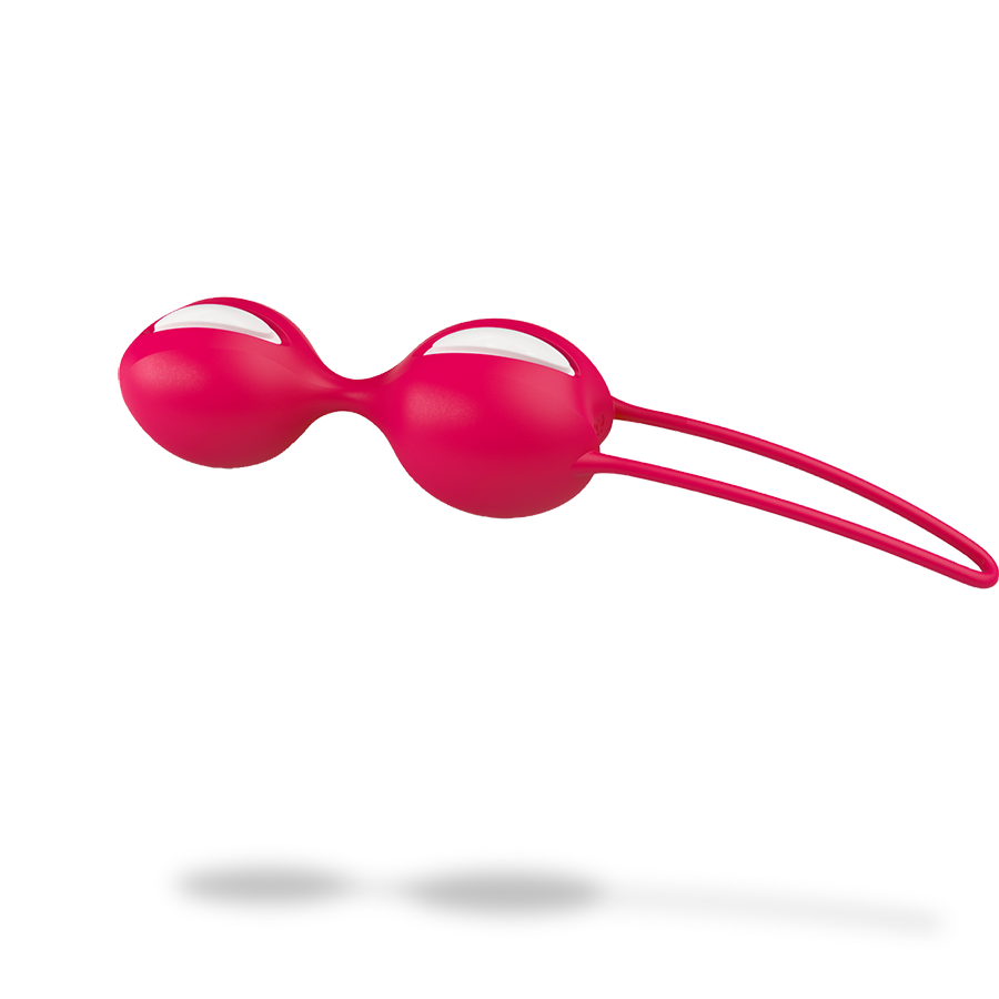 Fun Factory Duo SmartBalls White/Red - - Love Eggs and Kegel Exercisers