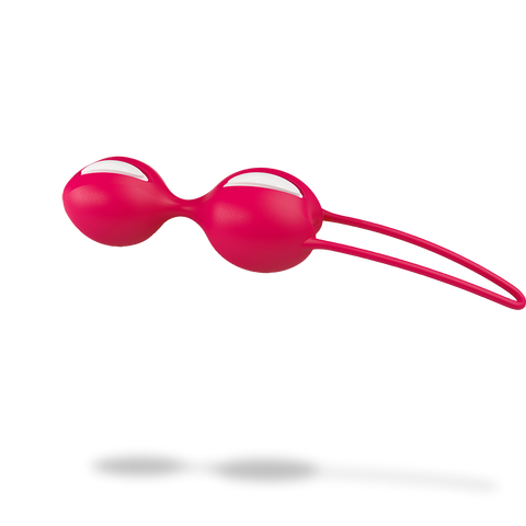 Duo Smartballs White Red Kegel Exerciser by Fun Factory - Love Eggs and Kegel Exercisers