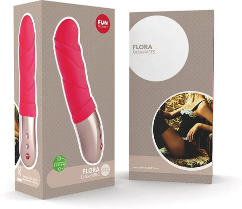 Flora India Red Vibrator Waterproof by Fun Factory - Waterproof Vibrators