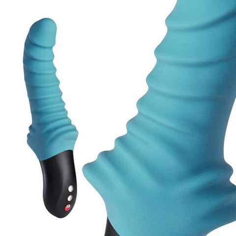 Stronic Drei Petrol Blue Thrusting by Fun Factory - Waterproof Vibrators