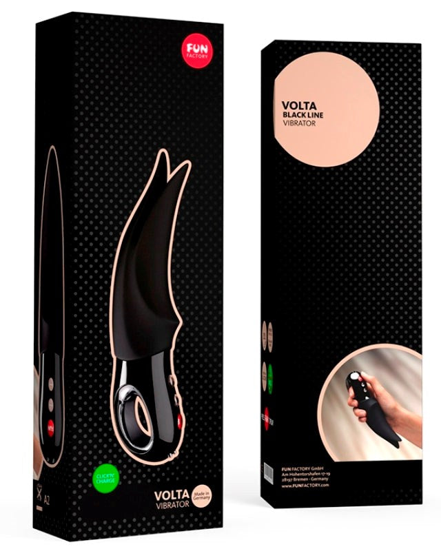 Fun Factory Volta Black Line - - Clit Ticklers and Pulsators