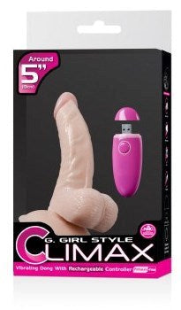 G-Girl Style Climax 5 Vibrating Dong Version 2 - - Realistic Dildos