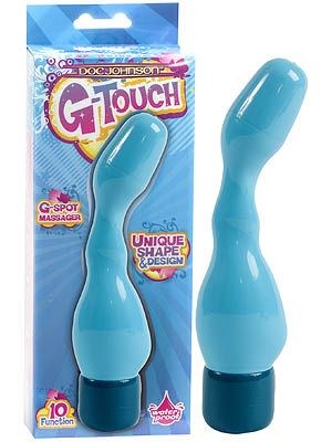 G Touch G-Spot Adult Vibrator Blue by Doc Johnson - Waterproof Vibrators