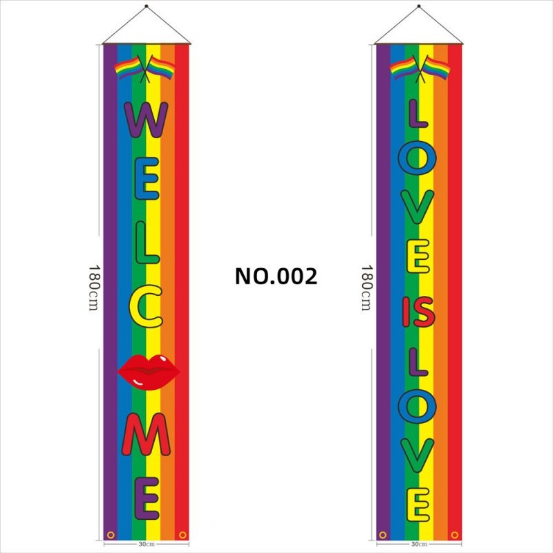 Gay Pride Door Banner - - Party Gifts and Novelties