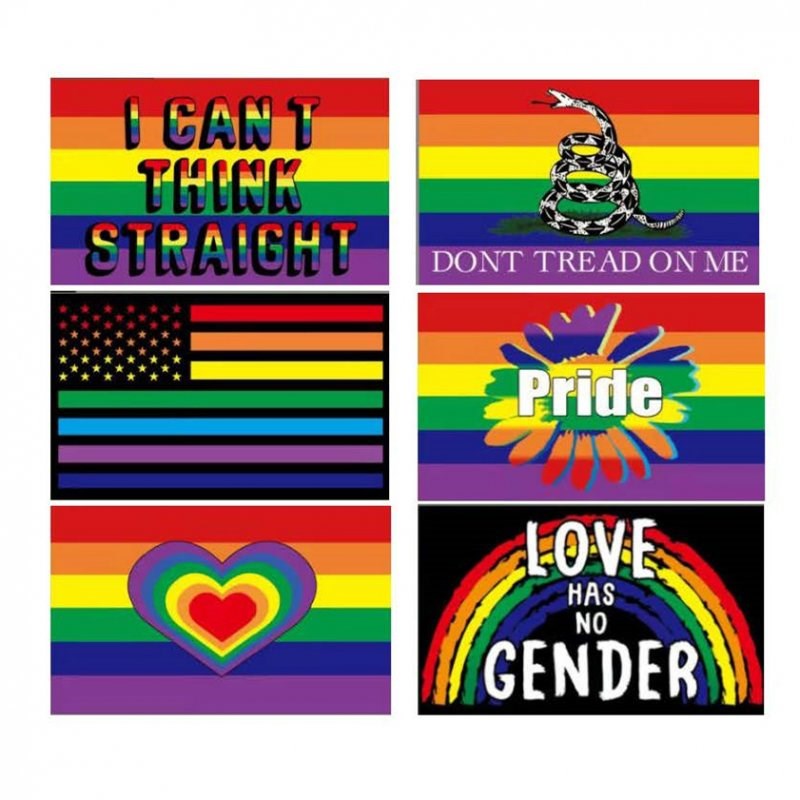 Gay Pride LGBT Waving Flag - - Party Gifts and Novelties