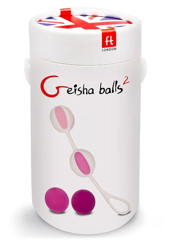 Geisha Balls 2 Pink Kegel Exerciser by Gvibe - Personal Massagers