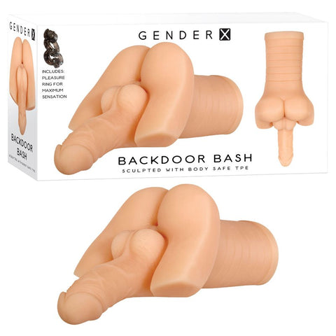 Gender X Backdoor Bash Male Masturbator Waterproof - Masturbators and Strokers