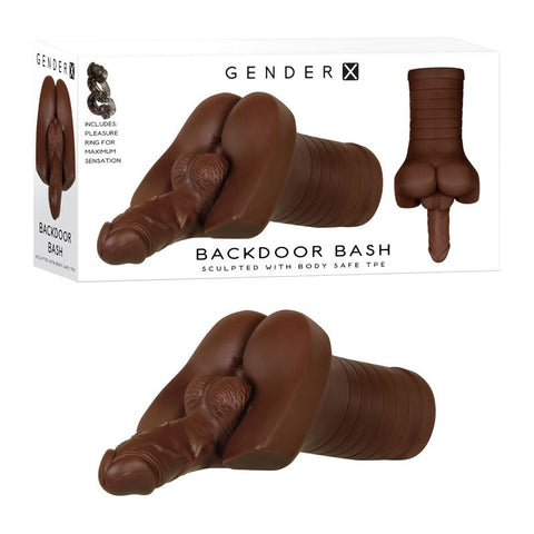 Gender X Backdoor Bash Male Masturbator Waterproof - Masturbators and Strokers