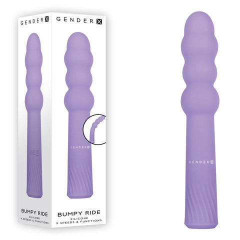 Gender X Bumpy Ride Vibe Purple by Evolved - G-Spot Vibrators