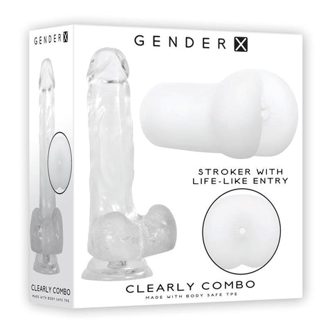 Gender X Clearly Combo 2 Piece Kit by Evolved Novelties - Sex Kits
