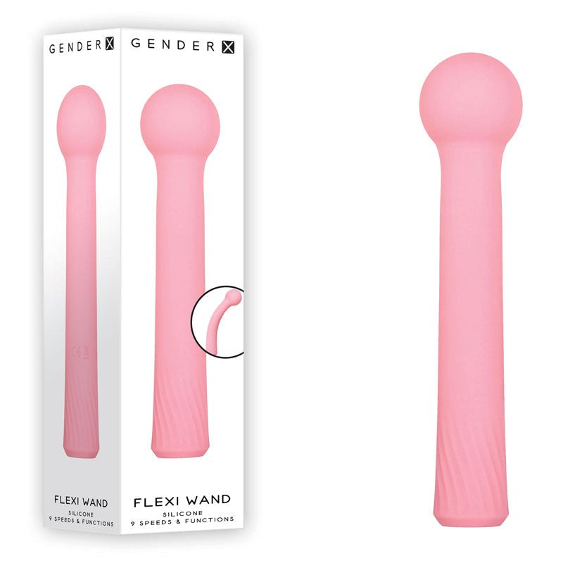 Gender X FLEXI WAND - Pink - - Body Wands