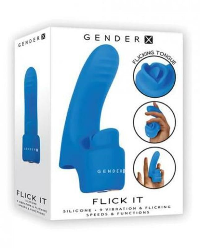 Gender X Flick It Finger Vibe - - Finger and Tongue Vibrators