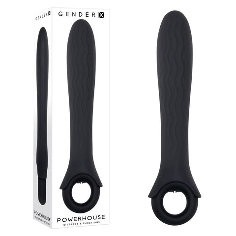 Gender X Powerhouse Vibrator Black by Evolved - G-Spot Vibrators