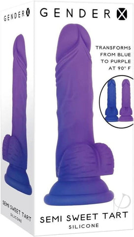 Color-Changing Semi Sweet Tart Dildo by Evolved - Realistic Dildos
