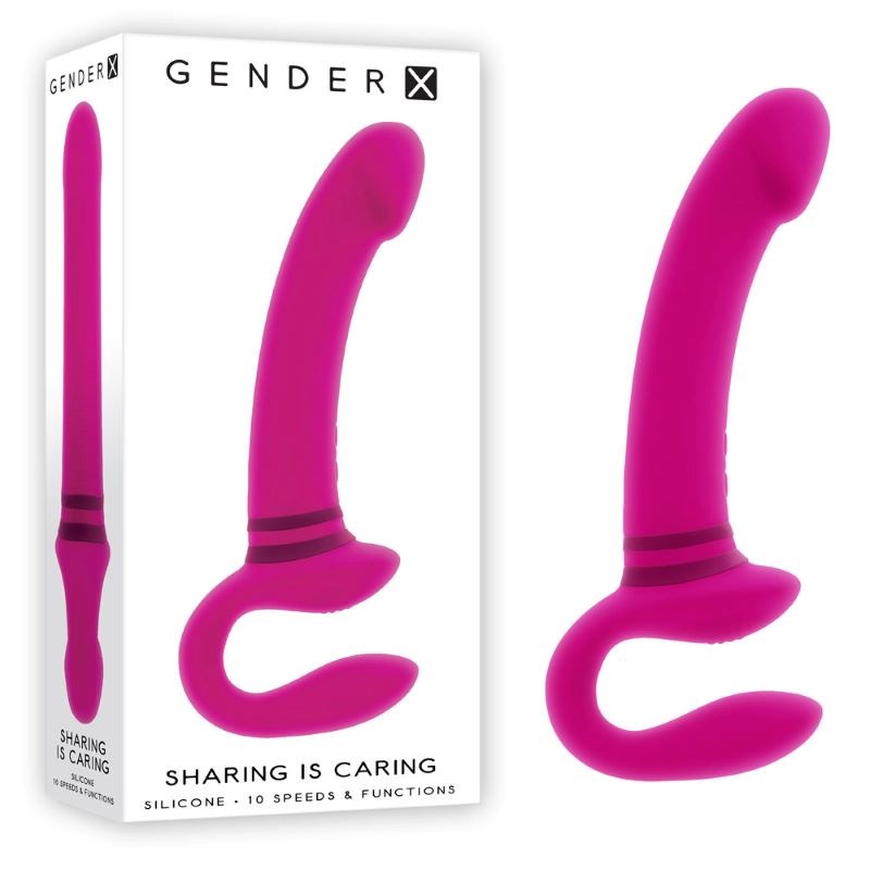 Gender X SHARING IS CARING - Pink - - Strap On Sextoys