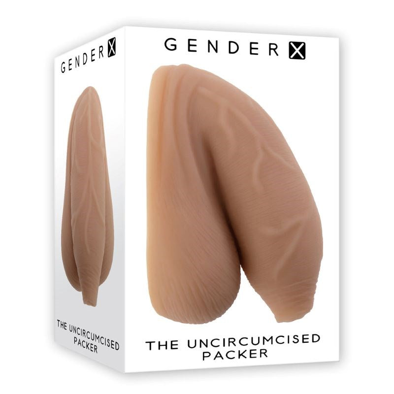 Gender X The Uncircumcised Packer - Medium - - Strap On Sextoys