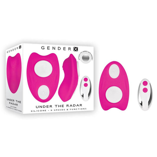Gender X UNDER THE RADAR Panty Vibe - Pink - - Remote Control Vibrators